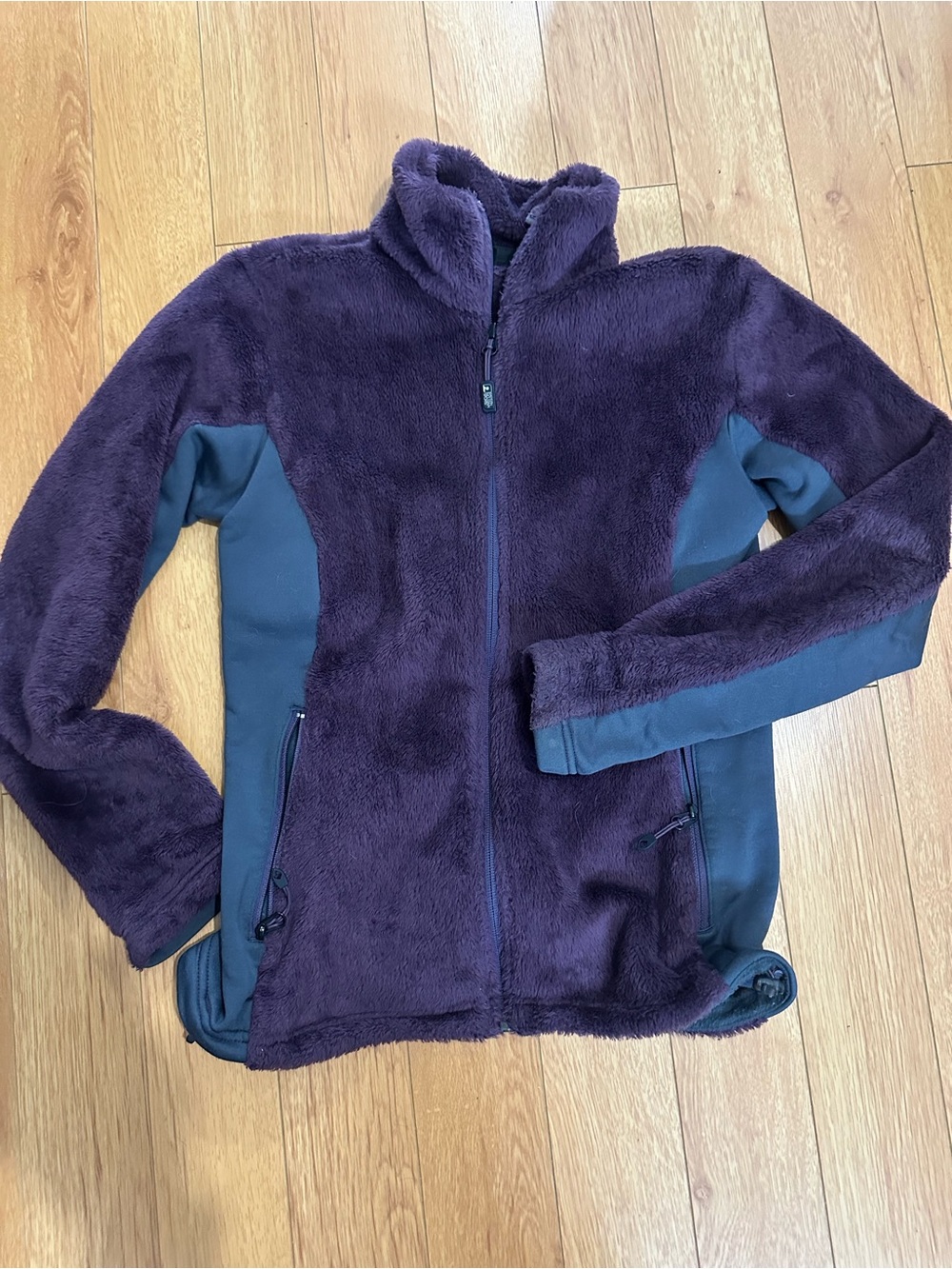 EMS Purple cozy zip fleece
